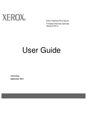 Xerox 6180N FreeFlow® PrInteract Remote Services User Guide