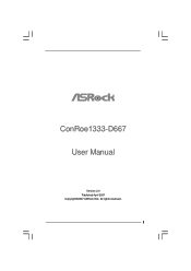 ASRock ConRoe1333-D667 R2.0 User Manual