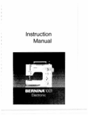 Bernina 1001 Manual