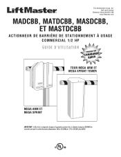 LiftMaster MAS Owners Manual - French
