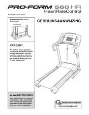ProForm 560hr Treadmill Dutch Manual