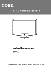 Coby TFTV1525 User Manual