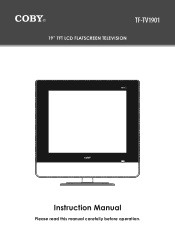 Coby TF-TV1901 User Manual