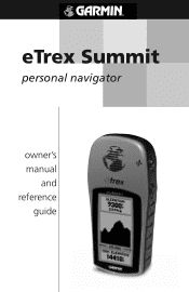 Garmin eTrex Summit Owner's Manual