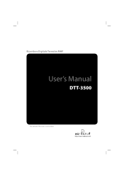 Humax DTT-3500 User Manual