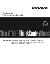 Lenovo ThinkCentre M58 (Polish) User guide