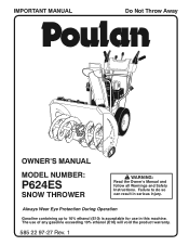Poulan P624ES User Manual