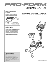 ProForm 225 Zlx Bike Portuguese Manual