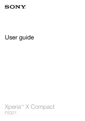 Sony Ericsson Xperia X Compact User Guide