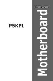 Asus P5KPL User Manual