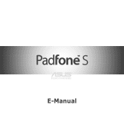Asus PadFone S PF500KL PadFone S e-Manual English Version