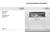 Bosch SHV68P03UC Planning Guide