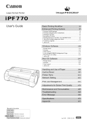 Canon imagePROGRAF iPF770 MFP M40 User Guide