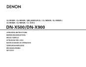 Denon DNX500 Operating Instructions