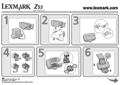 Lexmark Z53 Color Jetprinter Setup Sheet (1.7 MB)