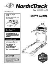 NordicTrack C 950i Treadmill English Manual