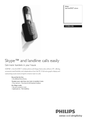 Philips VOIP8410B Leaflet