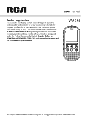 RCA VR5235 Owner/User Manual