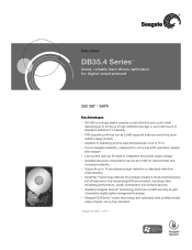 Seagate DB35.4 DB35.4 Series Data Sheet