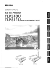Toshiba TLP-510U Owners Manual