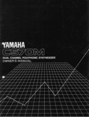 Yamaha CS70M Owner's Manual (image)