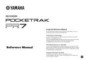 Yamaha PR7 Reference Manual