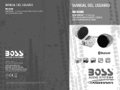 Boss Audio MC420B User Manual in Spanish V2