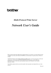 Brother International 1870N Network Users Manual - English