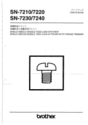 Brother International SN-7240 Parts Manual - English