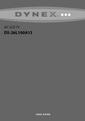 Dynex DX-26L100A13 User Manual (English)