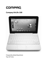 HP AirLife 100 Compaq AirLife 100 - Frequently Asked Questions