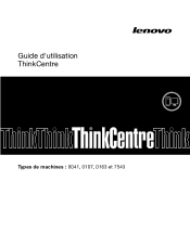 Lenovo ThinkCentre A85 (French) User Guide