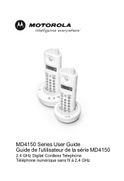 Motorola MD4153 User Guide