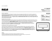 RCA RC127i Owner/User Manual Spanish