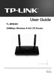 TP-Link TL-MR6400 TL-MR6400 V1 User Guide