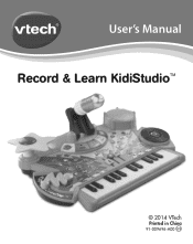 Vtech Record & Learn KidiStudio User Manual