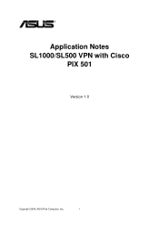 Asus SL500 Application Manual