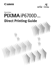 Canon PIXMA iP6700D Direct Printing Guide