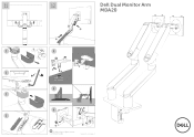 Dell Dual Arm - MDA20 Dual Monitor Arm MDA20 - Quick Setup Guide