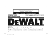 Dewalt DCF6201 Instruction Manual
