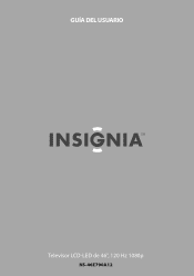 Insignia NS-46E790A12 User Manual (Spanish)
