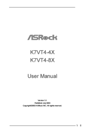 ASRock K7VT4-4X User Manual