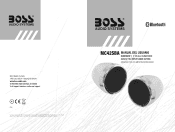 Boss Audio MC425BA User Manual in Spanish V2