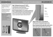 Insignia NS-LCD52HD-09 Quick Setup Guide (English)