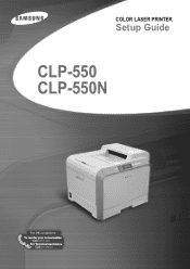 Samsung CLP 550 Quick Guide (ENGLISH)