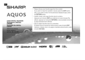 Sharp PN-LE901 PN-LE Series Operation Manual
