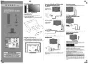 Dynex DX-55L150A11 Quick Setup Guide (English)