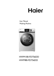 Haier HWM80-FD756DD User Manual
