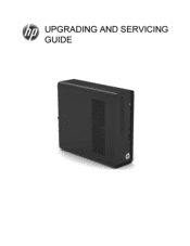 HP Slim Desktop PC S01-aF1000i Upgrading and Servicing Guide