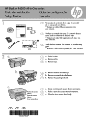 HP Deskjet F4200 Setup Guide